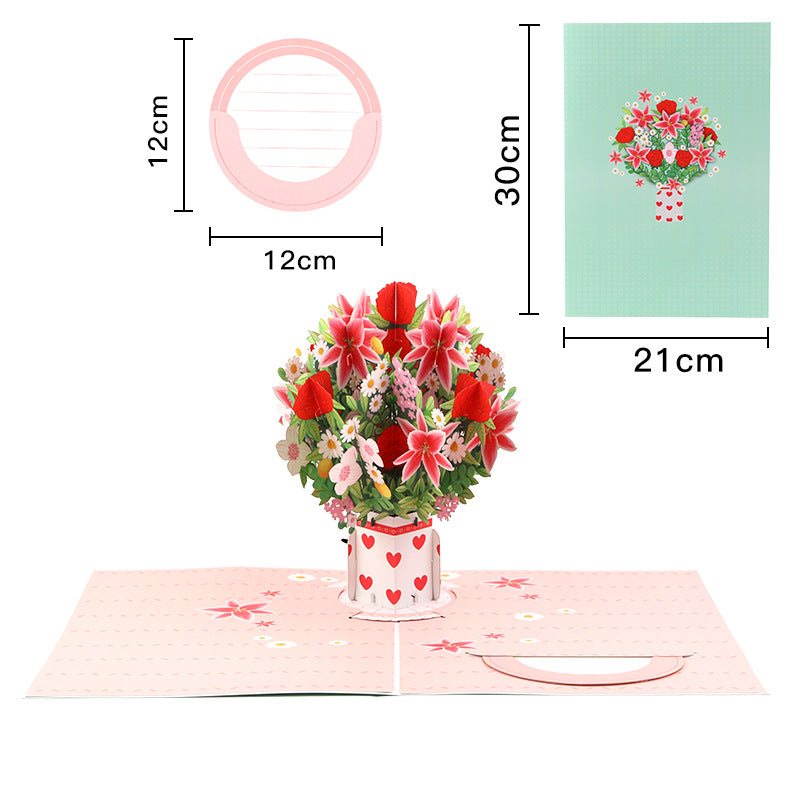 💌 Exklusivt till alla hjärtans dag: 3D-popupkort med körsbärsblommor – det ultimata minnet för kortälskare ❤️