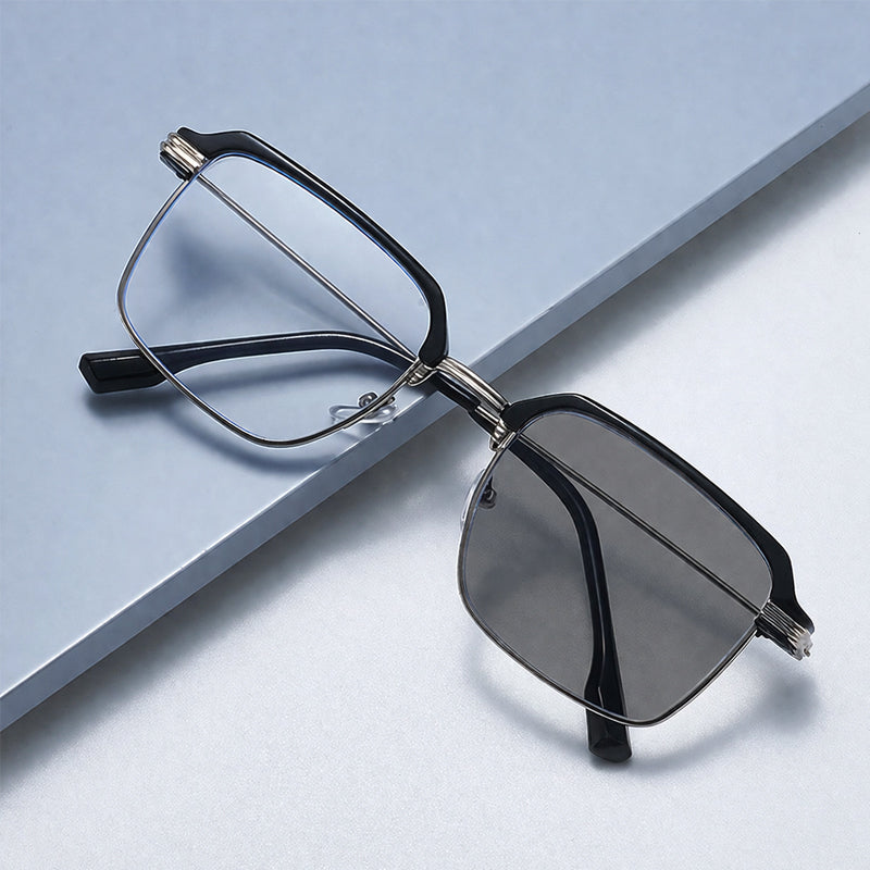 👓Fotokromatiska glasögon – automatisk mörkfärgning, UV400-skydd och blått ljusfilter