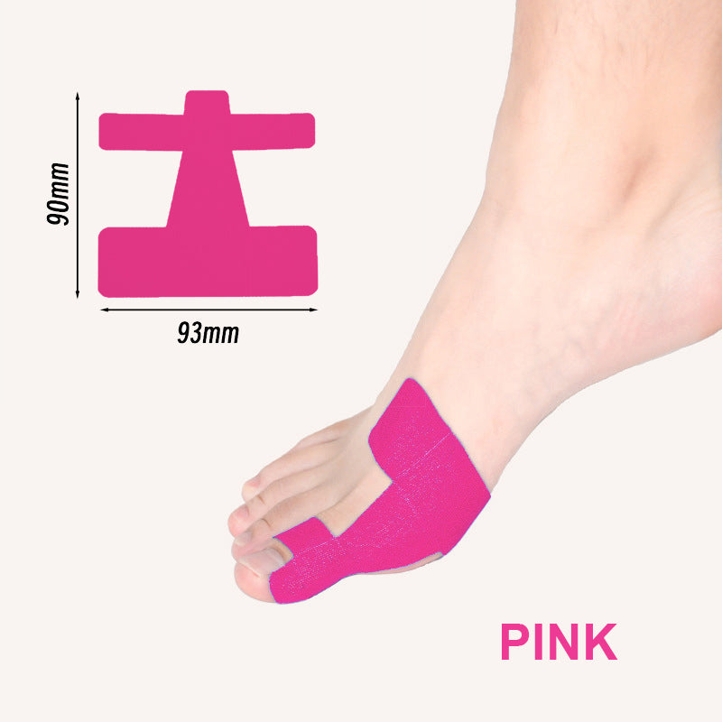 Färdigskuren kinesiologitejp för hallux valgus
