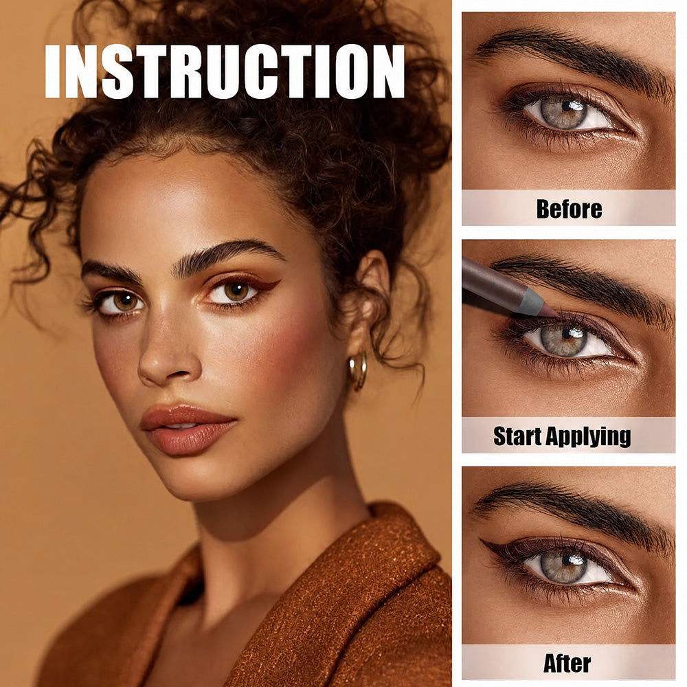 🌟Bästsäljare🌟24-timmars vattenfast eyeliner, kladdfri och långvarig, krämig och mjuk konsistens, lätt att applicera, perfekt för både vardags- och festmakeup