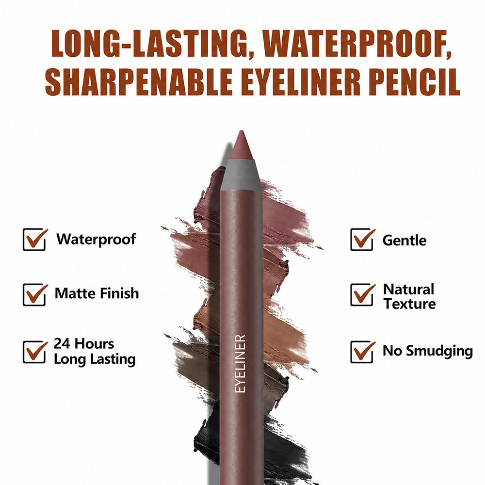 🌟Bästsäljare🌟24-timmars vattenfast eyeliner, kladdfri och långvarig, krämig och mjuk konsistens, lätt att applicera, perfekt för både vardags- och festmakeup