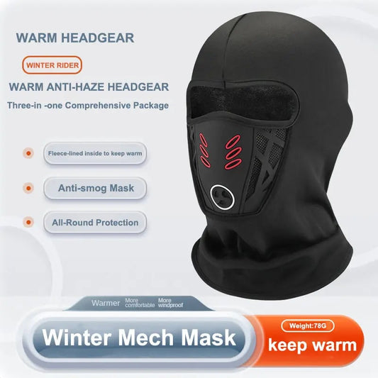 🔥Het försäljning 49 % rabatt🔥Balaclava skidmask Vinter vindskyddande varm mask 3D-design Andningsbar bandana