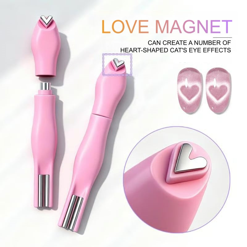 3-i-1 Cat Eye Nageldesign Magnetpenna
