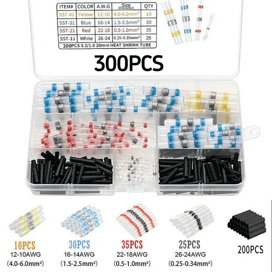 ✨Last Day 49% OFF🔥-300PCS WATERPROOF SOLDER WIRE CONNECTOR KIT