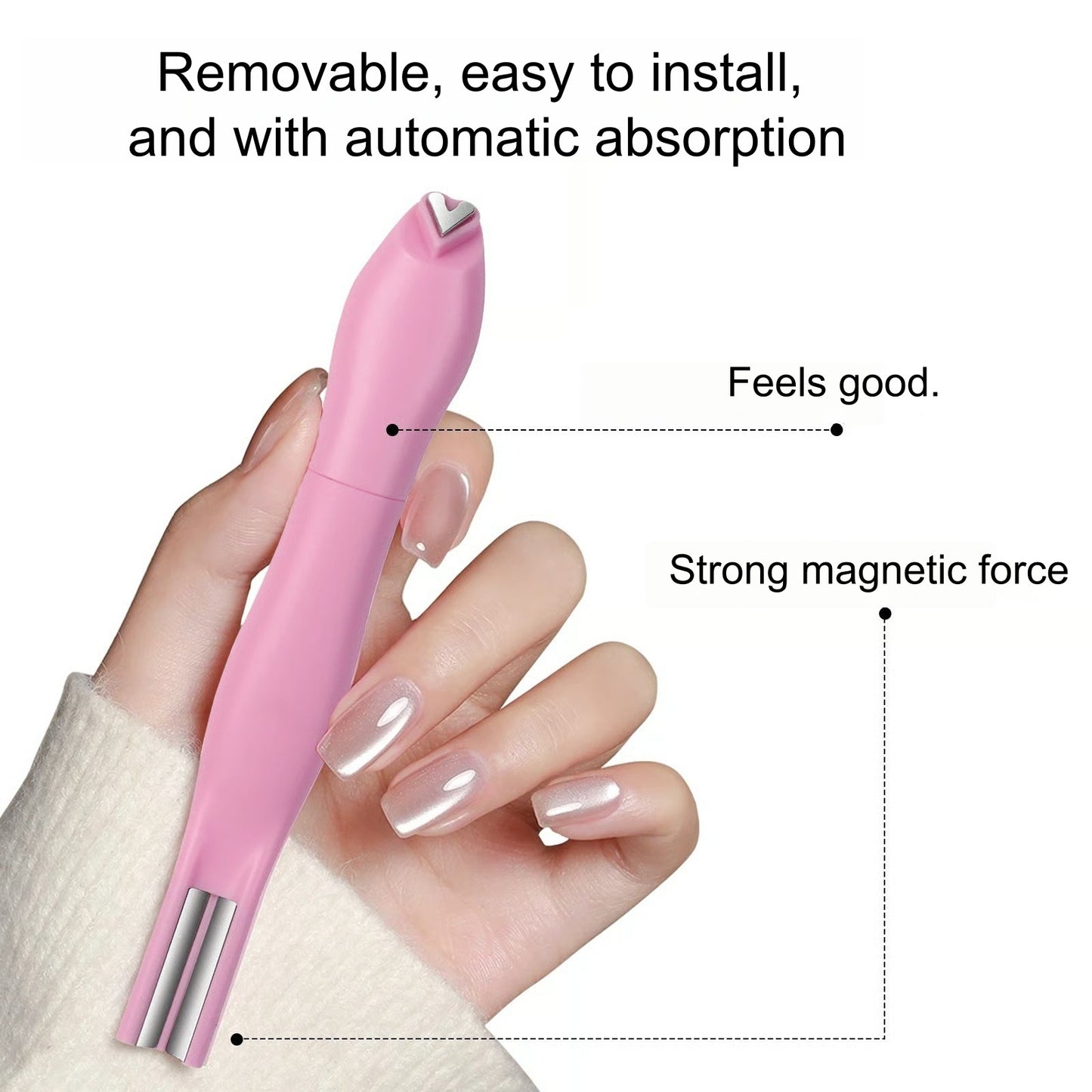 3-i-1 Cat Eye Nageldesign Magnetpenna