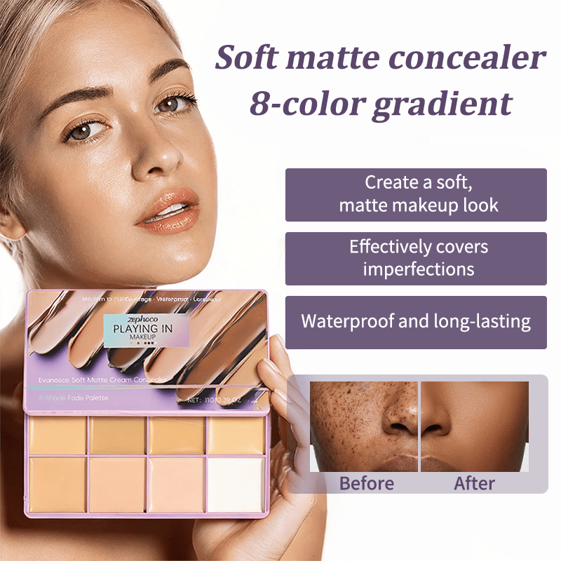 🎁Sista dagen-rea 49 % rabatt🔥-✨Mjuk matt krämconcealer