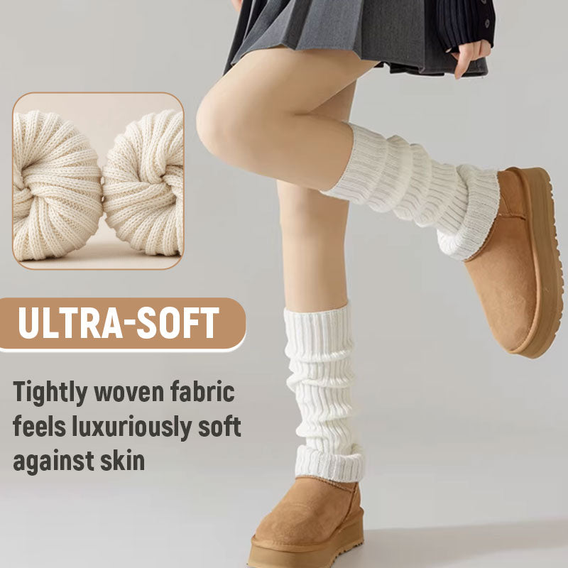 Kalvlånga slouchy-strumpor