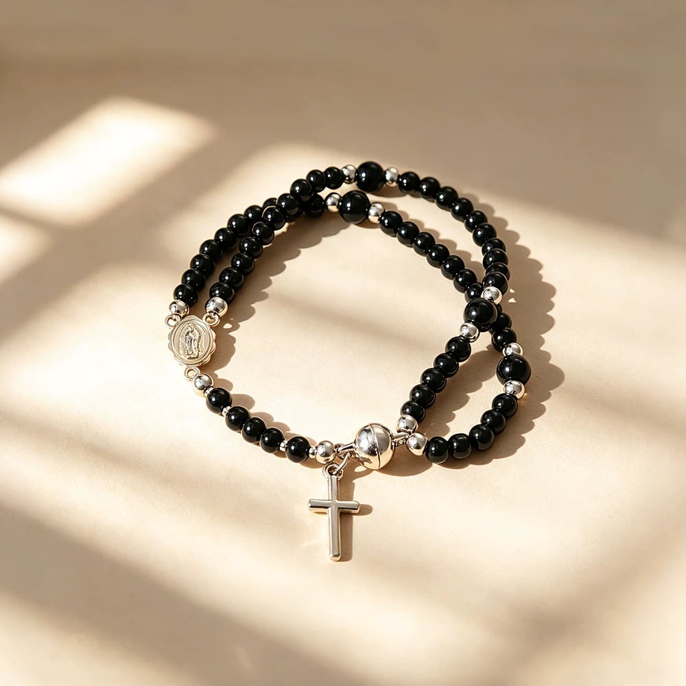 🔥Begränsat erbjudande de senaste 24 timmarna🔥 49 % rabatt – ✝️Handgjorda radband📿