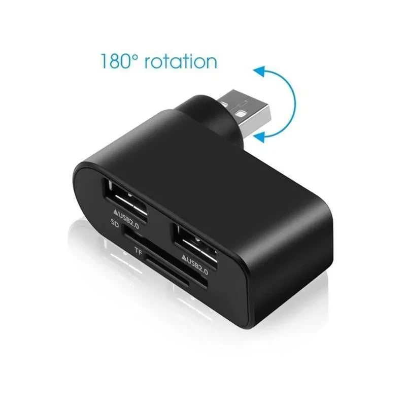 4 i 1 roterbar USB-hubb