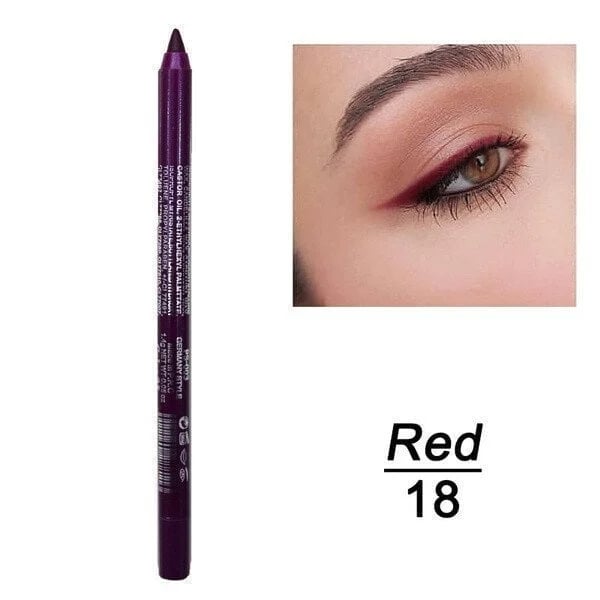 Långvarig vattenfast eyelinerpenna, trendig ögonmakeup