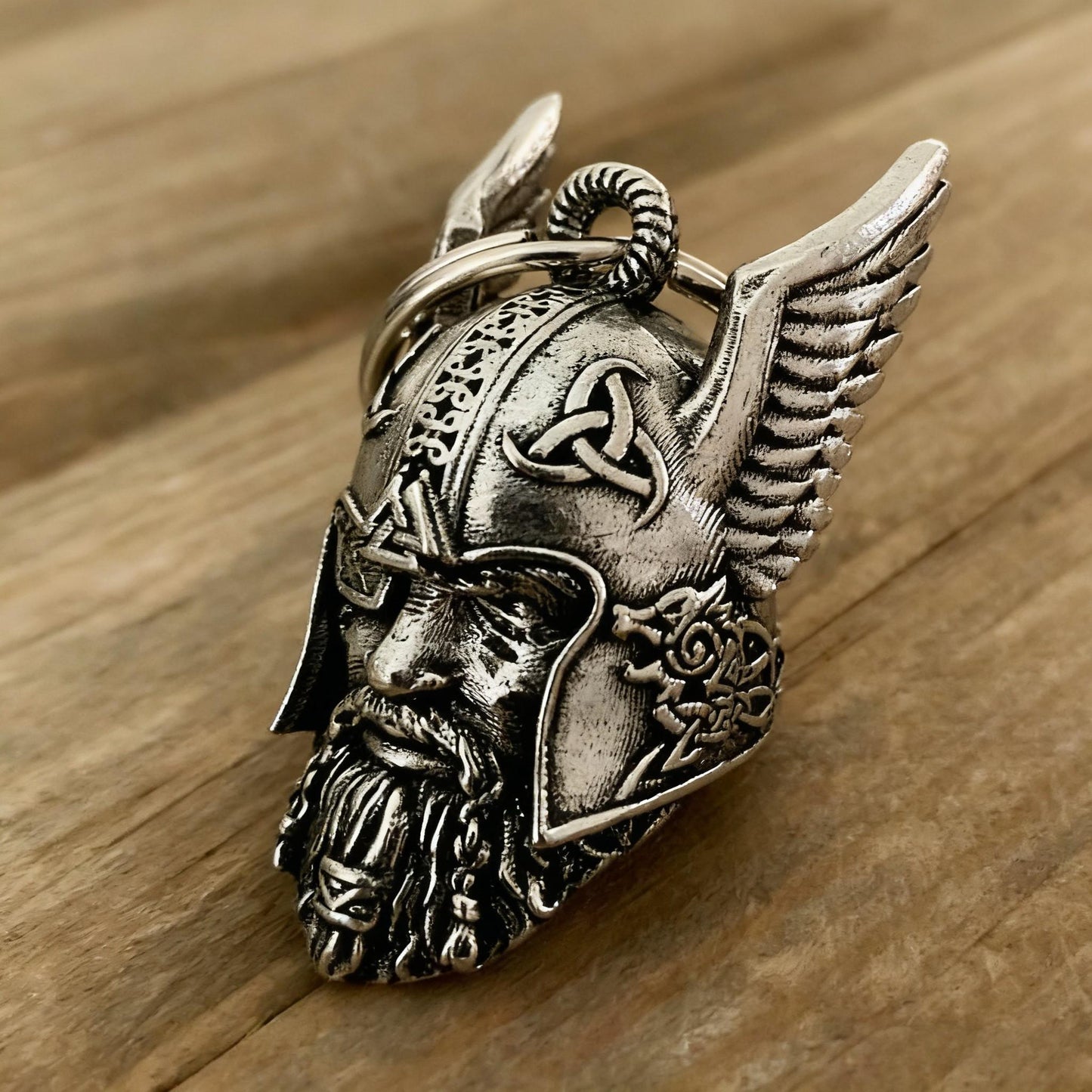 🛡️  Odins vikingatalisman nyckelring skyddsamulet 🔔