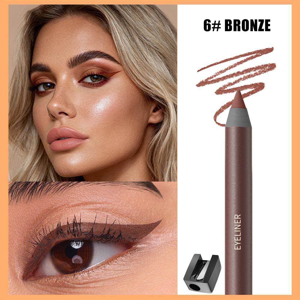 🌟Bästsäljare🌟24-timmars vattenfast eyeliner, kladdfri och långvarig, krämig och mjuk konsistens, lätt att applicera, perfekt för både vardags- och festmakeup