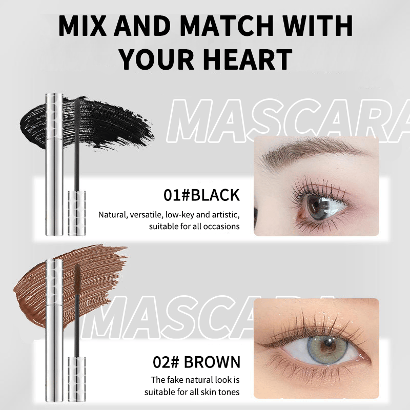 🎁Sista dagen: Köp 1, få 1 gratis✨Vattenfast mascara för fylliga och vackert markerade ögonfransar som håller i 24 timmar