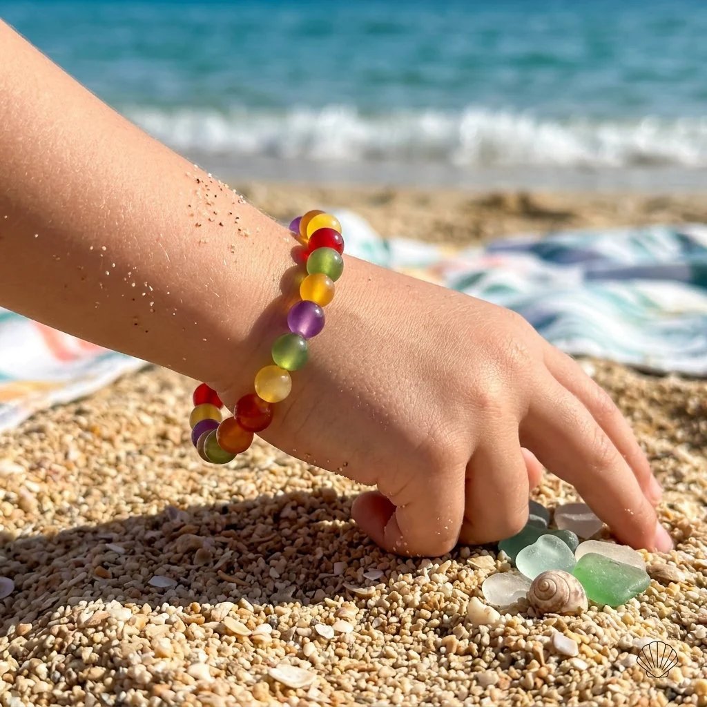🌈 Dopamine – Kollektion med UV-reaktiva smycken med pärlor