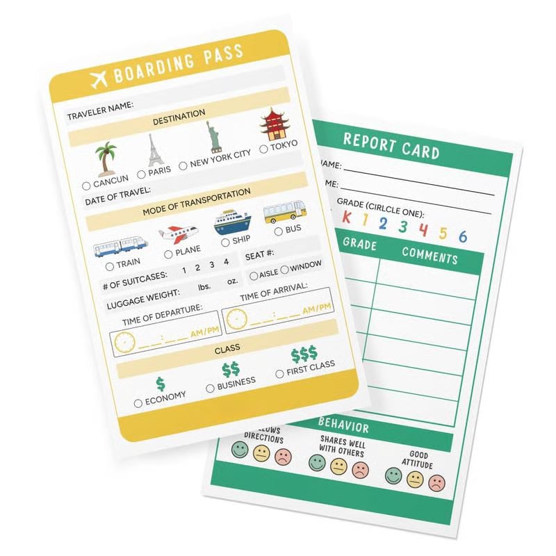 🎁Sista dagen 49 % rabatt - 🥳 Lekanteckningsblock | 2-pack✨