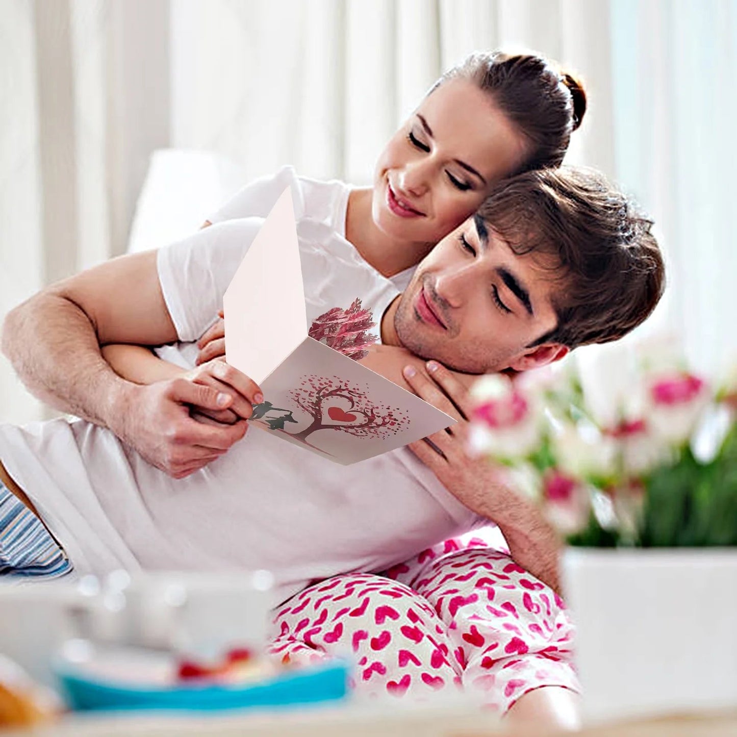 💌Premium 3D pop-up romantiskt jubileums- och valentinkort