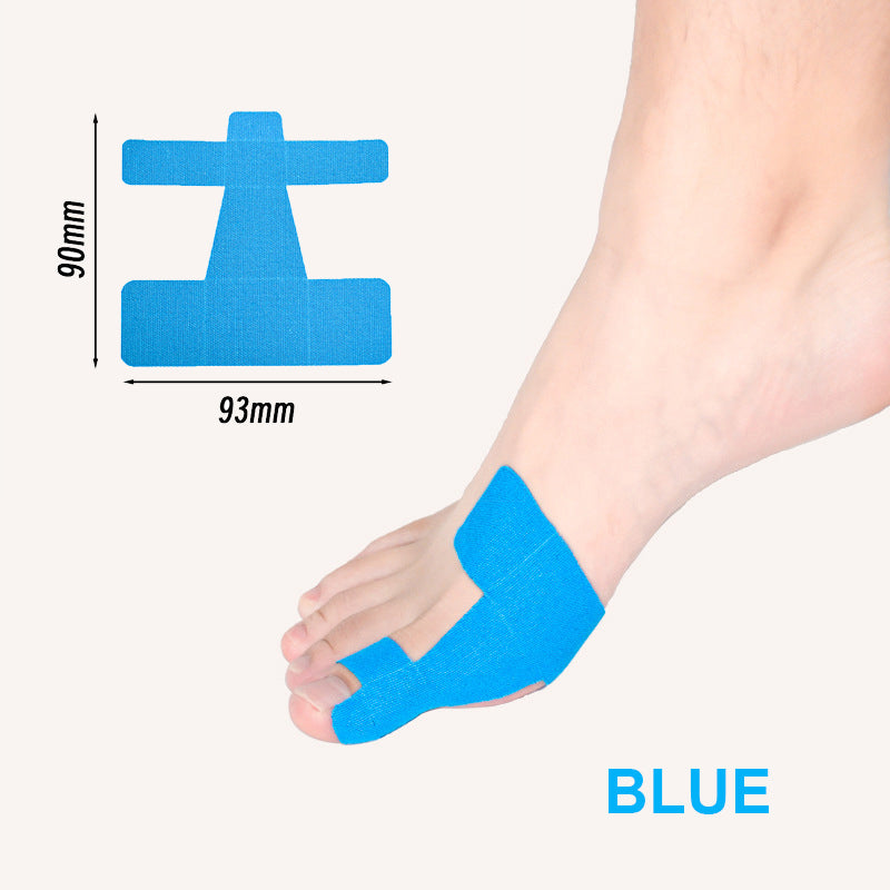 Färdigskuren kinesiologitejp för hallux valgus
