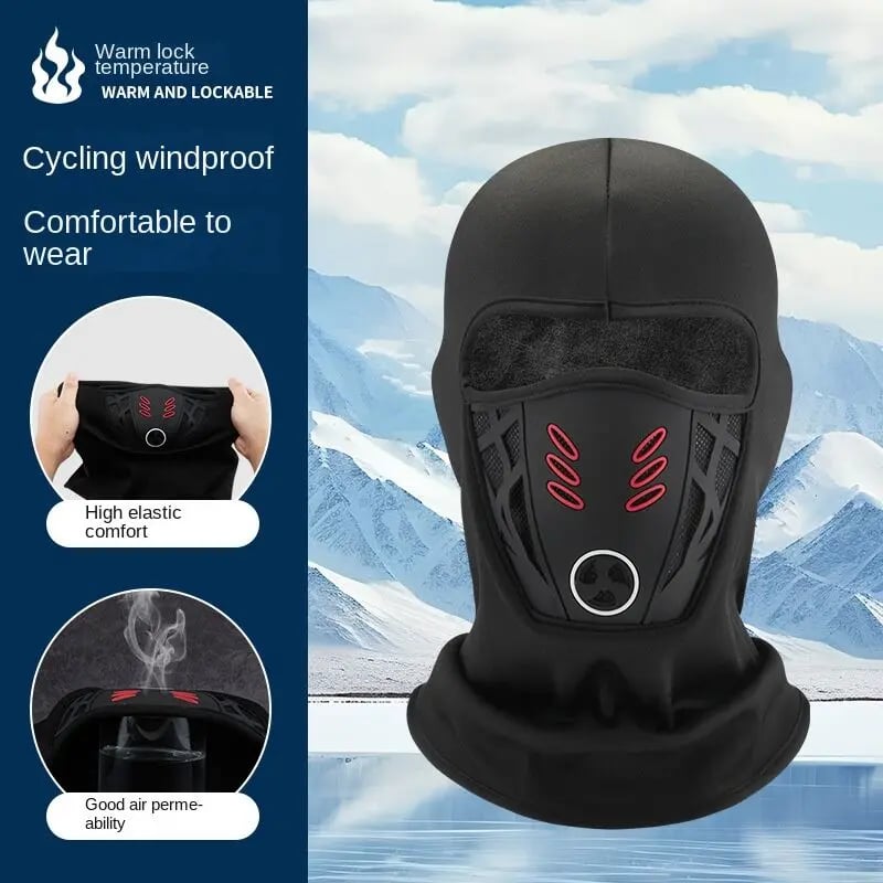 🔥Het försäljning 49 % rabatt🔥Balaclava skidmask Vinter vindskyddande varm mask 3D-design Andningsbar bandana