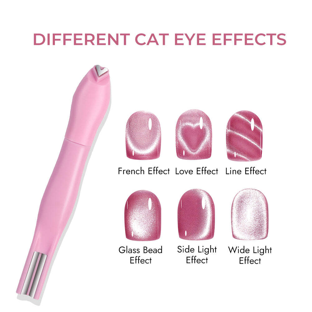 3-i-1 Cat Eye Nageldesign Magnetpenna