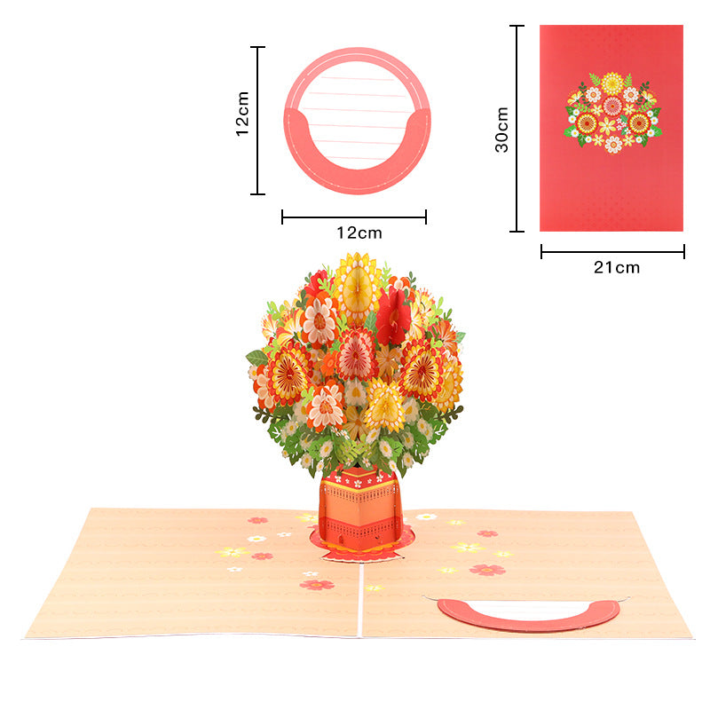 💌 Exklusivt till alla hjärtans dag: 3D-popupkort med körsbärsblommor – det ultimata minnet för kortälskare ❤️