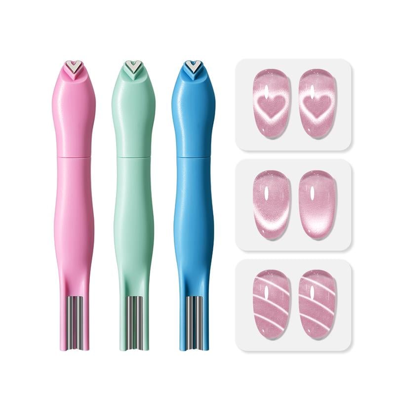 3-i-1 Cat Eye Nageldesign Magnetpenna