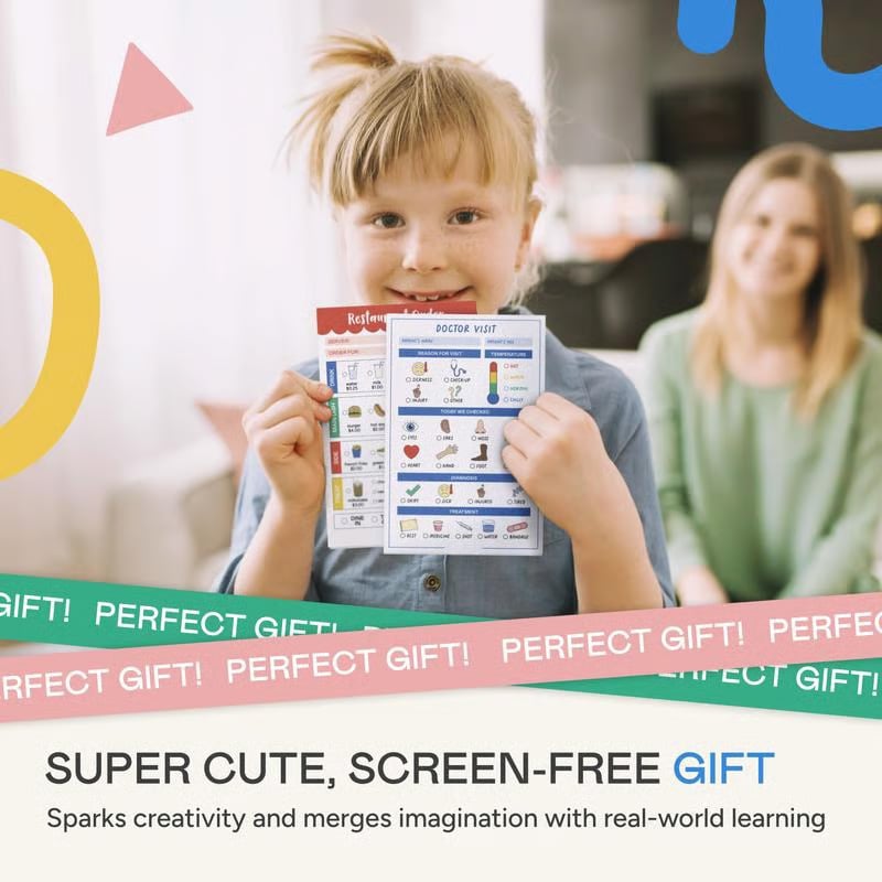 🎁Sista dagen 49 % rabatt - 🥳 Lekanteckningsblock | 2-pack✨