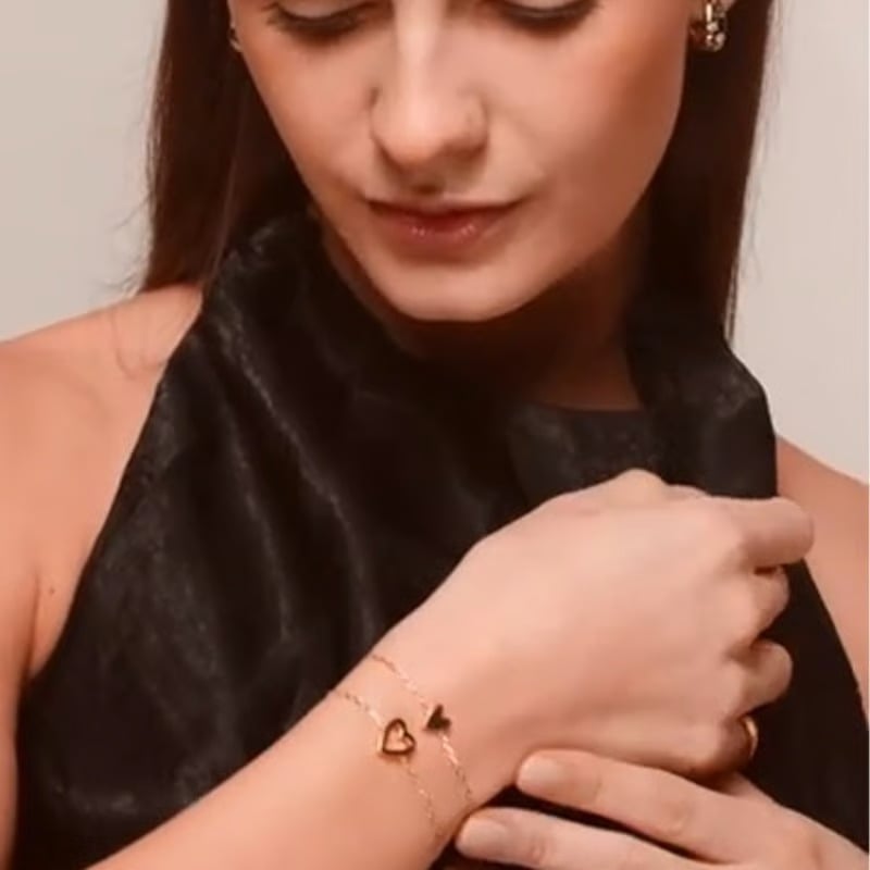 💗Justerbart armbandspaket med två armband: Kärlek och vänskap