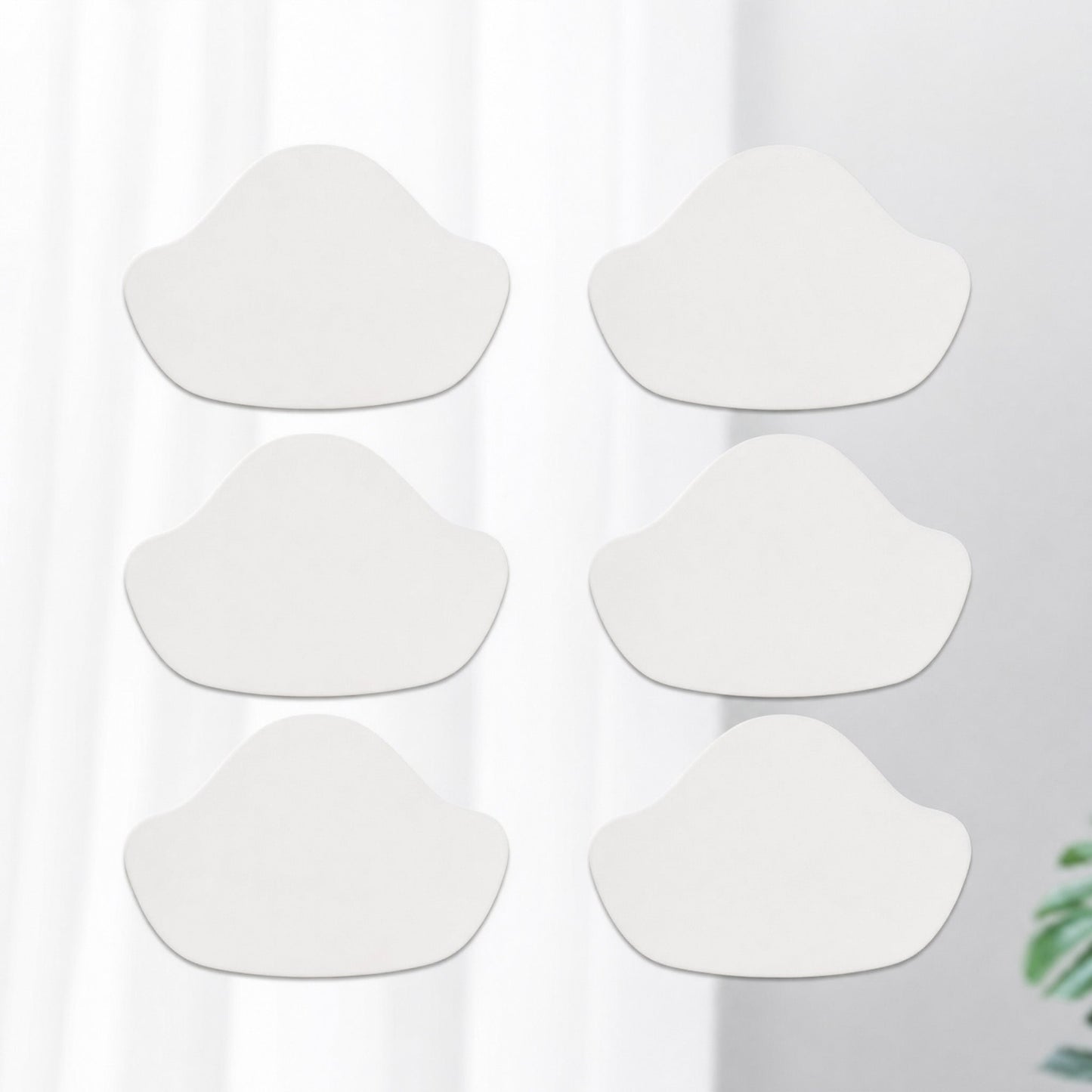 👟Flerfärgad, självhäftande lapp i mikrofiberläder (6 pack)