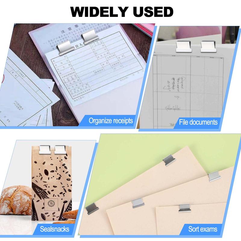 Bärbar bindklämstaplare – Inkluderar 58 återanvändbara klämmor