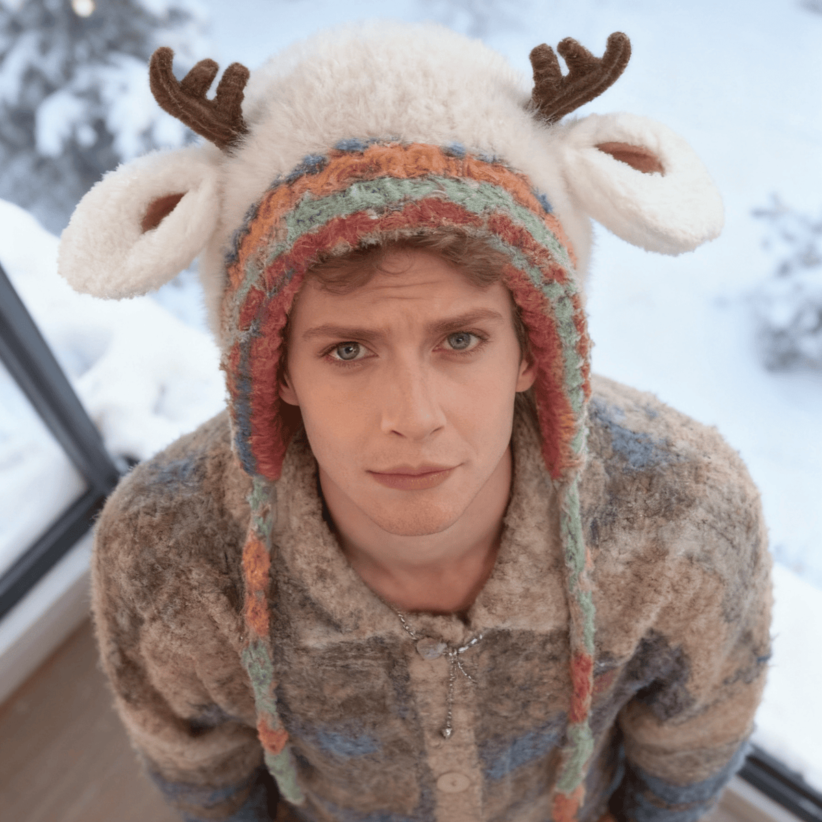 🎅 Julmössa med renhorn – ett bedårande och mysigt vintertillbehör