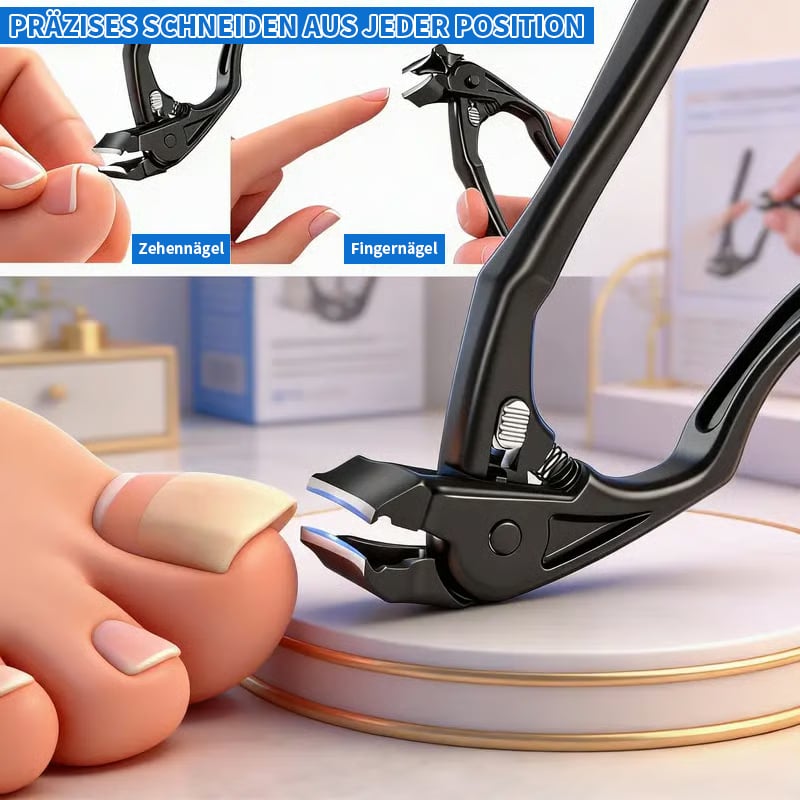 ✂️🖤Svart, böjd nagelklippare – ergonomisk och enkel för äldre❤️