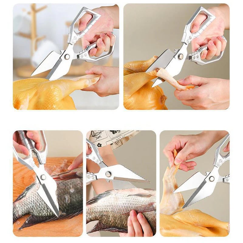 ✂️ KÖP 2, FÅ 1 GRATIS! 🔥 Kökssax för tung användning – mångsidig och diskmaskinssäker, perfekt för fågel, örter och vardagsbruk 🍗✨
