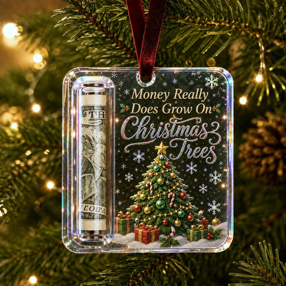 💵🎄 Julklappsupphängning med kontanter – Förvandla pengar till en julöverraskning