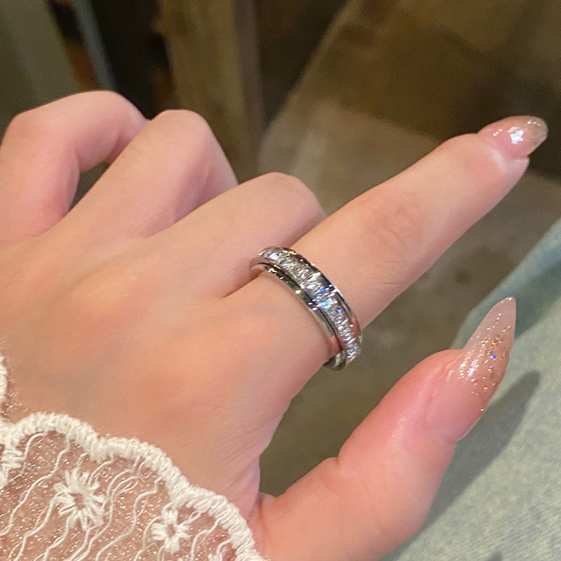 💖Black Friday Mega Deal – 50 % rabatt!💖Roterande spinnerring tillverkad av titanstål med zirkoniumoxid
