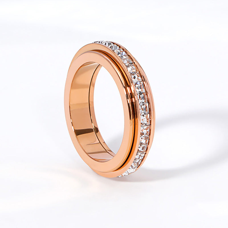 💖Black Friday Mega Deal – 50 % rabatt!💖Roterande spinnerring tillverkad av titanstål med zirkoniumoxid