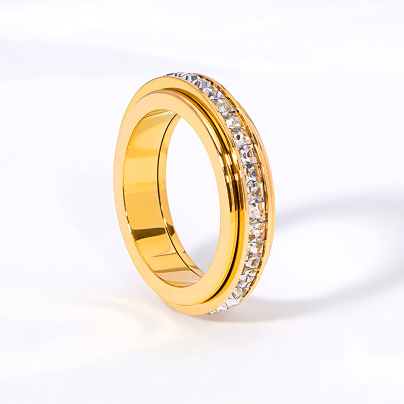 💖Black Friday Mega Deal – 50 % rabatt!💖Roterande spinnerring tillverkad av titanstål med zirkoniumoxid