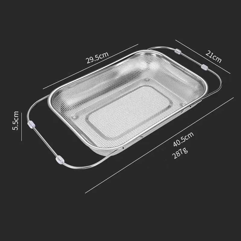 🎉 Rea 2026 – Över 23 000 sålda! 🥘Teleskopisk avrinningskorg i rostfritt stål