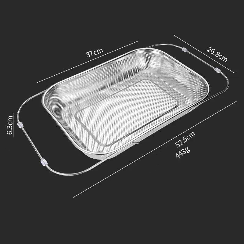 🎉 Rea 2026 – Över 23 000 sålda! 🥘Teleskopisk avrinningskorg i rostfritt stål